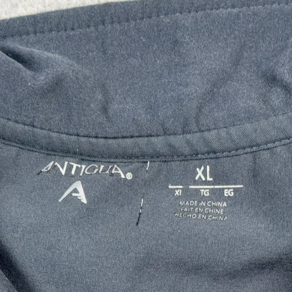 Baltimore Ravens Sweater Men XL Heather Gray Pullover Quarter 1/4 Zip Mock Neck